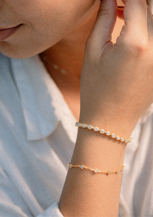 Naiade Round-Cut Diamond Chain Bracelet