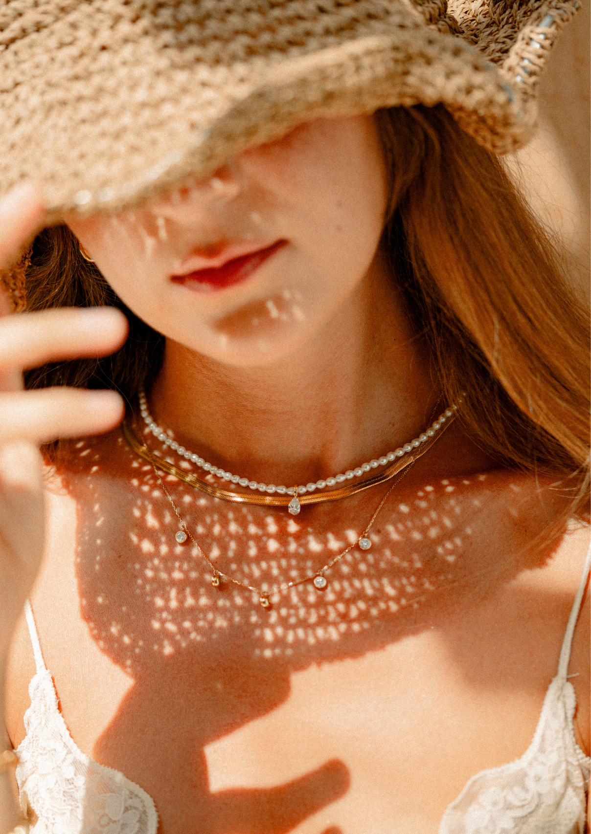 Naiade Round-Cut Diamond Bezel Necklace