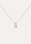Zoe Pear Diamond Solitaire Necklace - Daiya Jewels