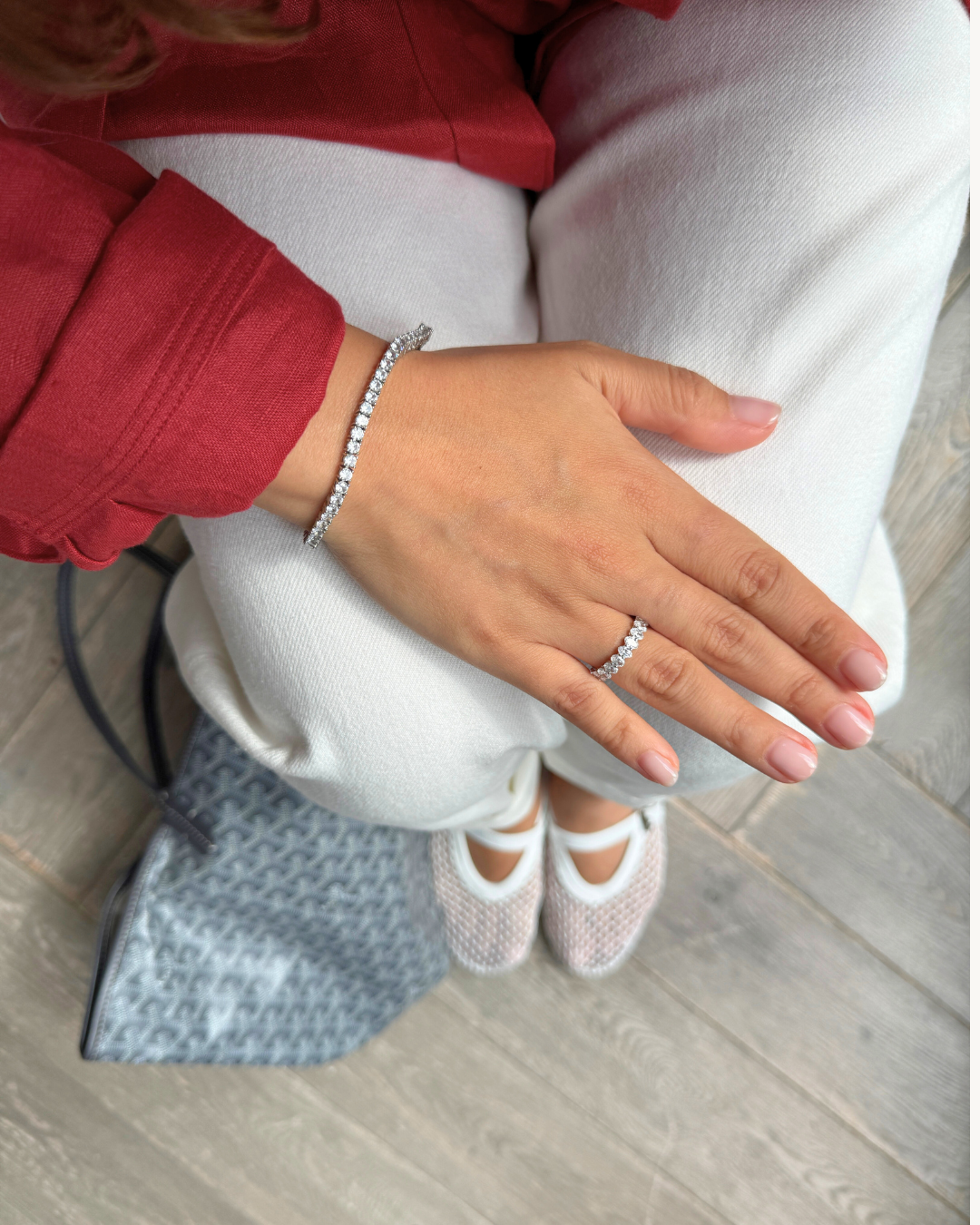 Elena Oval-Cut Diamond Eternity Ring