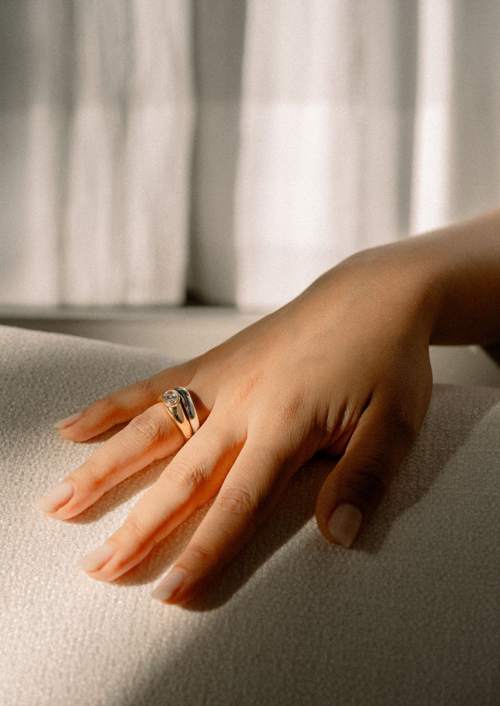 La Vague Brume Dome Ring