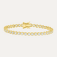 Naiade Round-Cut Bezel Tennis Bracelet