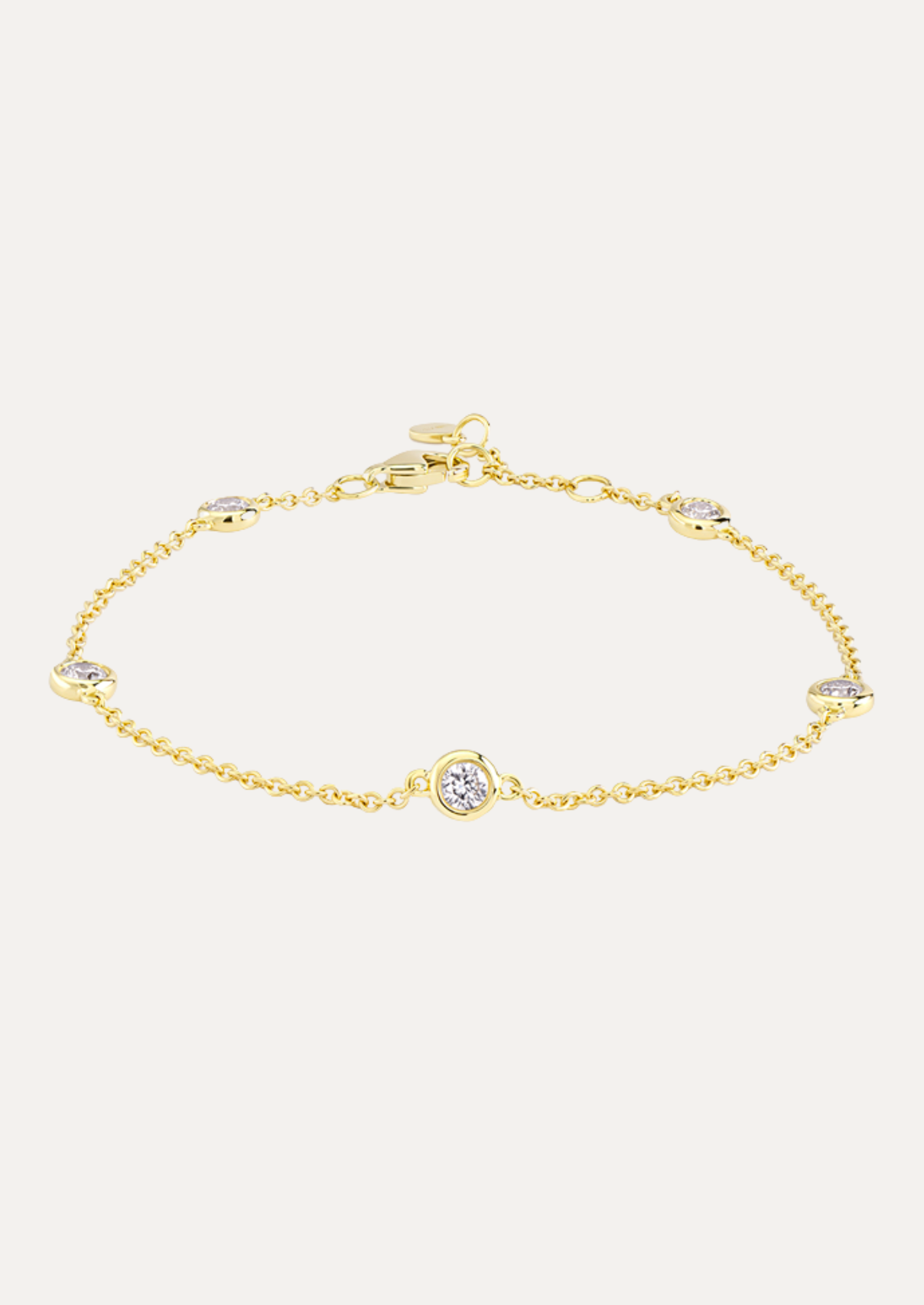 Naiade Round-Cut Diamond Chain Bracelet