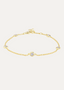 Naiade Round-Cut Diamond Chain Bracelet