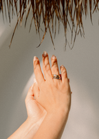 La Vague Ovale Dome Diamond Ring