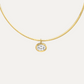 Mara Pendant Oval-Cut Diamond Necklace