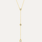 Lyne Y Mixed Diamond Necklace