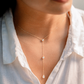 Lyne Y Mixed Diamond Necklace