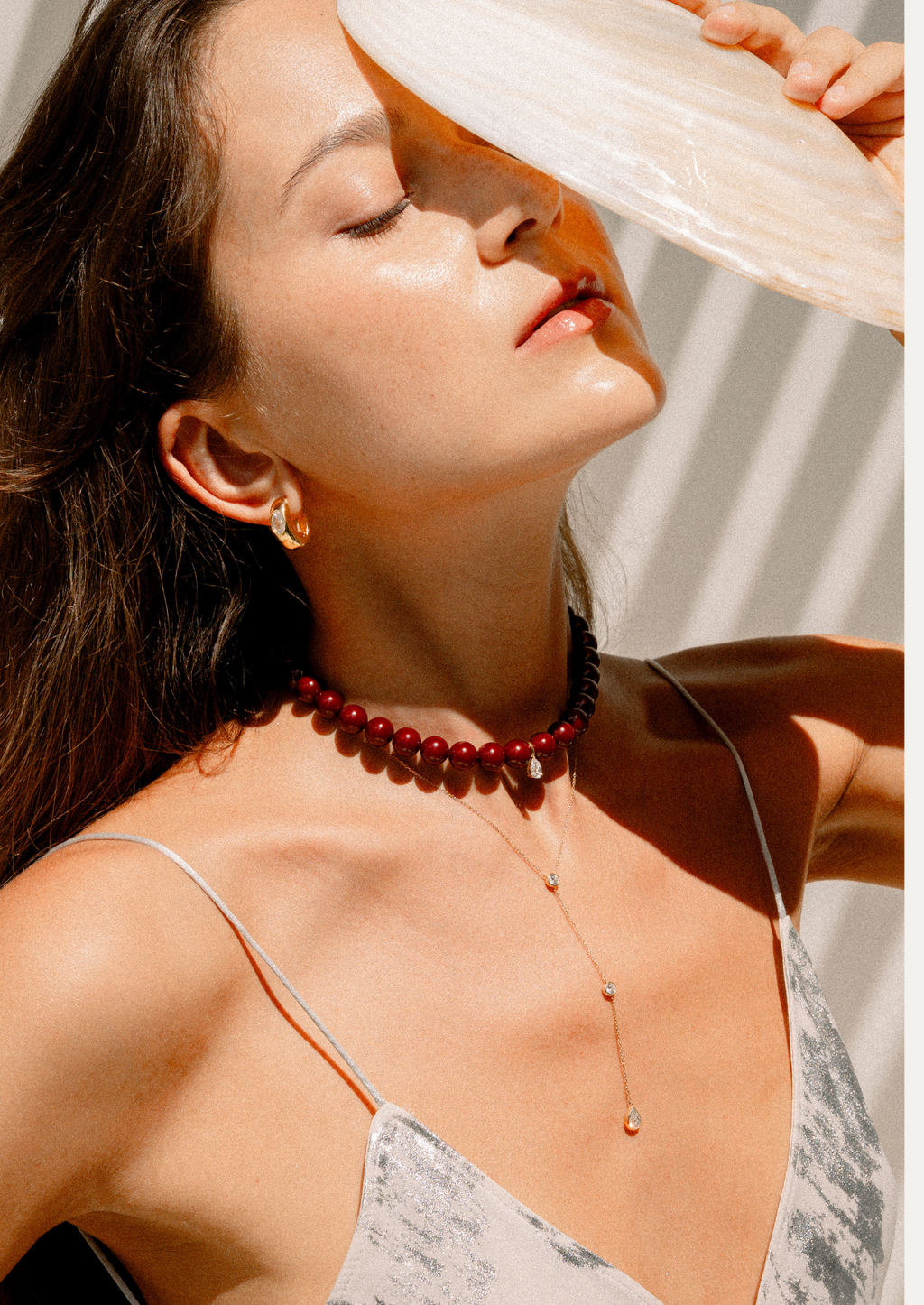 قلادة لين واي من الألماس المختلط