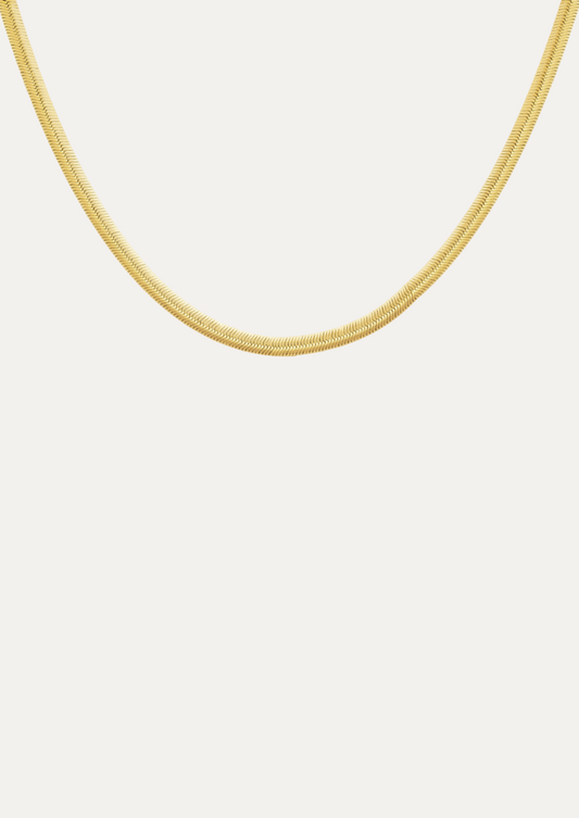 Dune Herringbone Chain Necklace