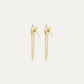Azure Marquise-Cut Chain Earrings