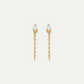 Azure Marquise-Cut Chain Earrings