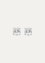 Lea Round-Cut Diamond Stud Earrings - Daiya Jewels 