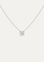 Lea Round Diamond Solitaire Necklace - Daiya Jewels 
