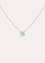 Lea Round Diamond Solitaire Necklace - Daiya Jewels 