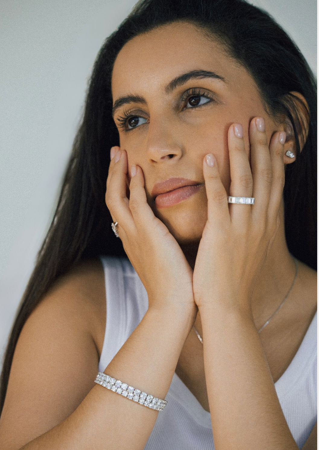 Linea Emerald-Cut Diamond Eternity Ring Secondary image