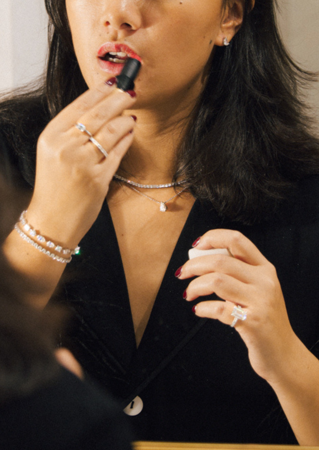 Zoe Pear-Cut Diamond Stud Earrings - Daiya Jewels 