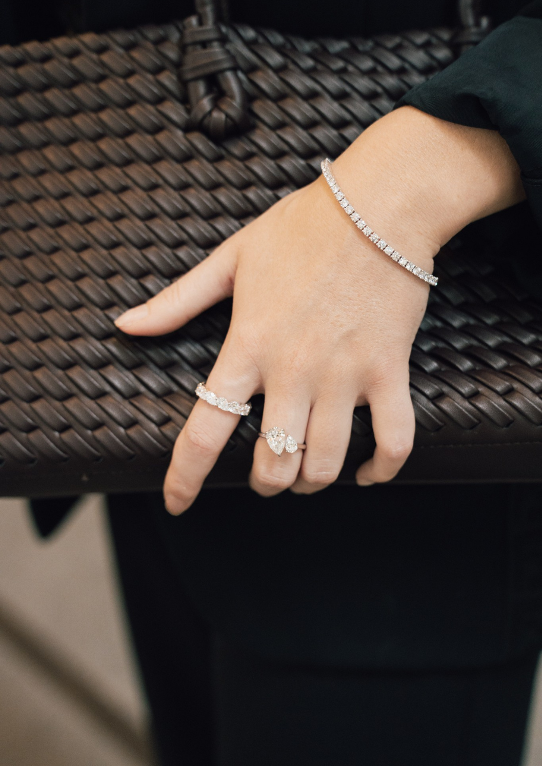 Zoe Toi&Moi Pear Diamond Ring - Daiya Jewels 