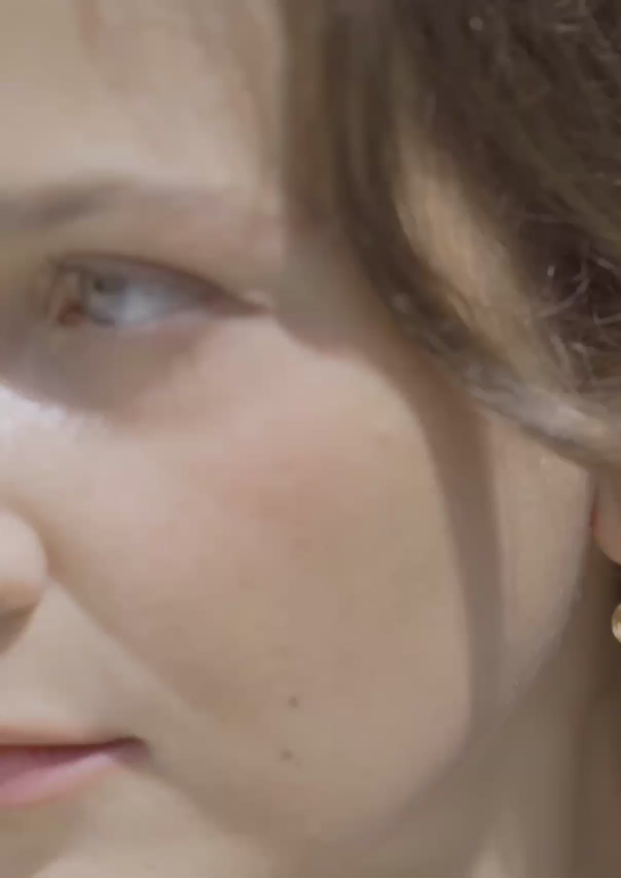 Écume Bezel Diamond Drop Earrings